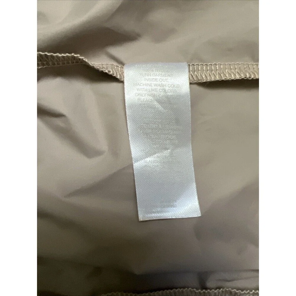 Z by Zella Windbreaker Waterproof Jacket SZ L Gold Chic Athleisure Sports Casual - Picture 8 of 9